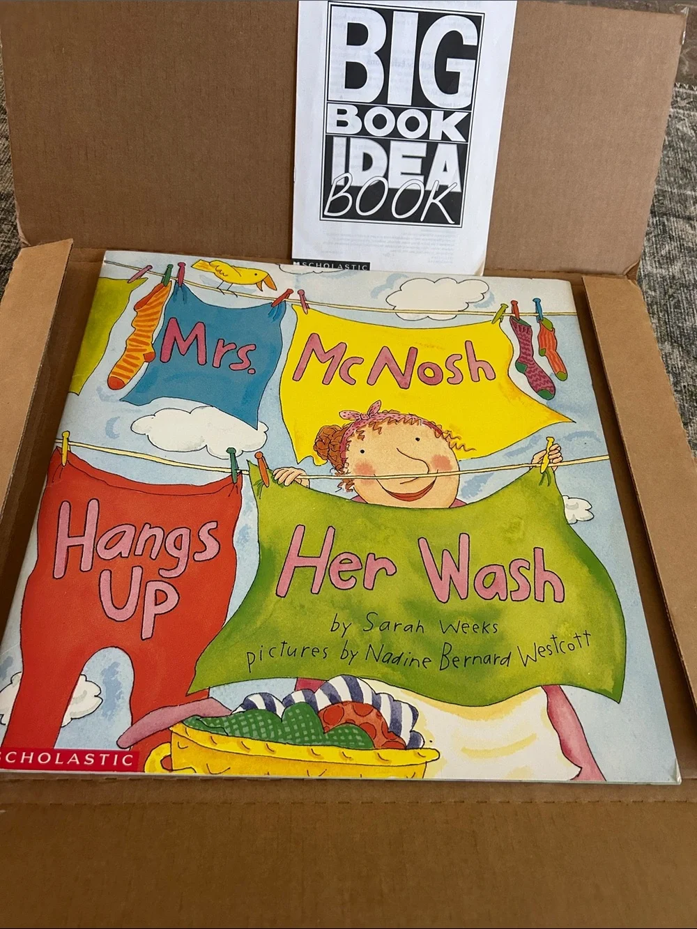 Scholastic Big Book- Mrs. McNosh Hangs Up Her Wash